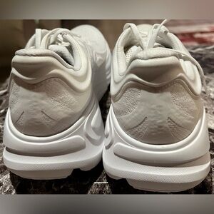 All-White Athletic Sneakers Hoka